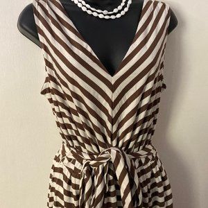 NWT Talbots striped dress